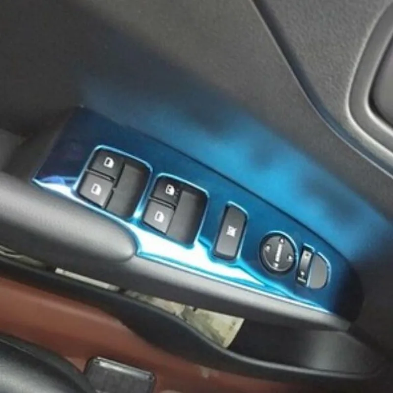 Tonlinker интерьер окна чехол для пульта наклейки для hyundai Solaris-19 Автомобиль Стайлинг 4 шт. крышка из нержавеющей стали наклейки
