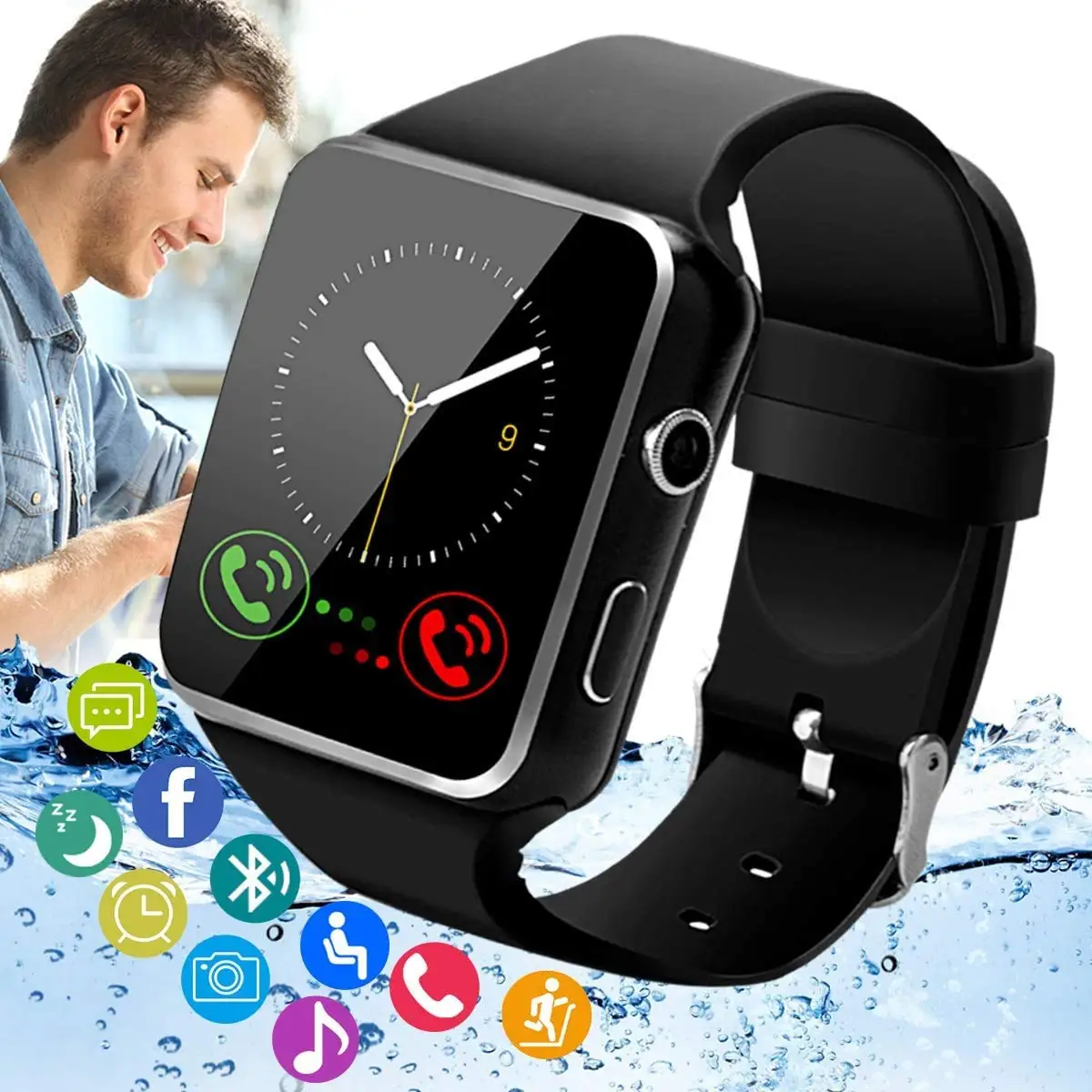 Smart watch with sim card and bluetooth Clearance