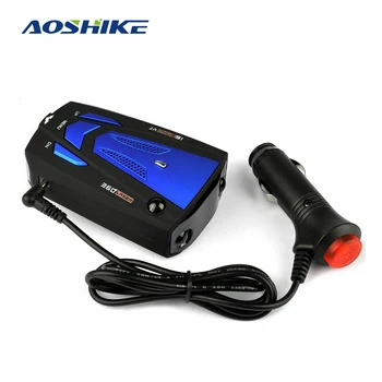

AOSHIKE Russian Car Radar Detector English Car 360 Degree GPS Vehicle V7 Speed Alert Voice Alarm Warning 16 Band LED Display
