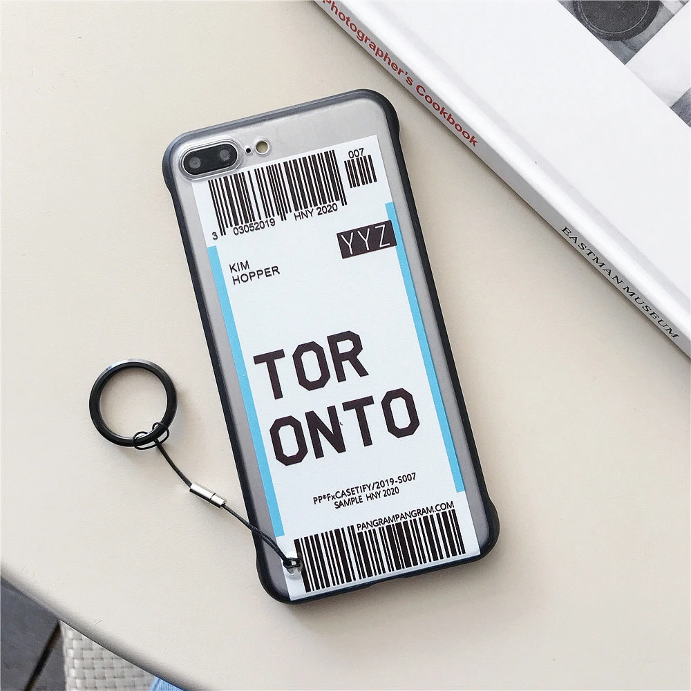 Ins US City Label Bar code Phone Case For iPhone 11 Pro Xs MAX XR X 6 s 7 8 plus Simple letter new York Clear silicon Cover Capa - Цвет: 7