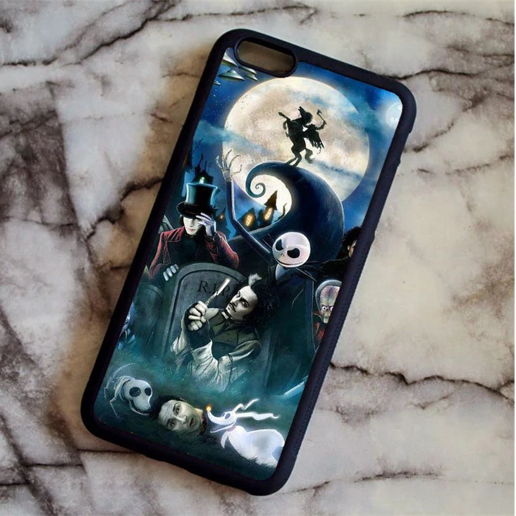 KETAOTAO Кошмар перед Рождеством чехол для телефона s для iPhone 4S 5C SE 5 5S 6 6S 7 8 Plus X Чехол Мягкий ТПУ резиновый силиконовый - Цвет: Красный