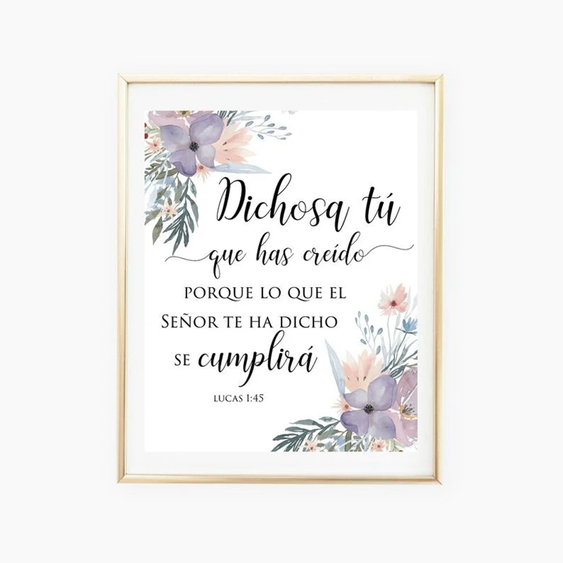 Spanish-Bible-Verse-Wall-Art-Picture-Canvas-Painting-Watercolor-Flowers-Prints-Scripture-Poster-for-Living-Room