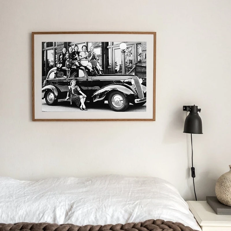 Vintage Girl Band Wall Art Prints