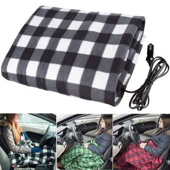

12V Electric Heated Car Blanket Cold Weather Travel Warm Blankets for Car RV B88