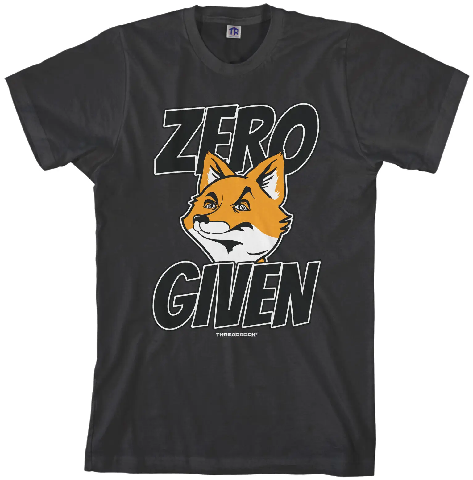 Threadrock Мужская Zero FOX Given футболка No F cks Foxes| |