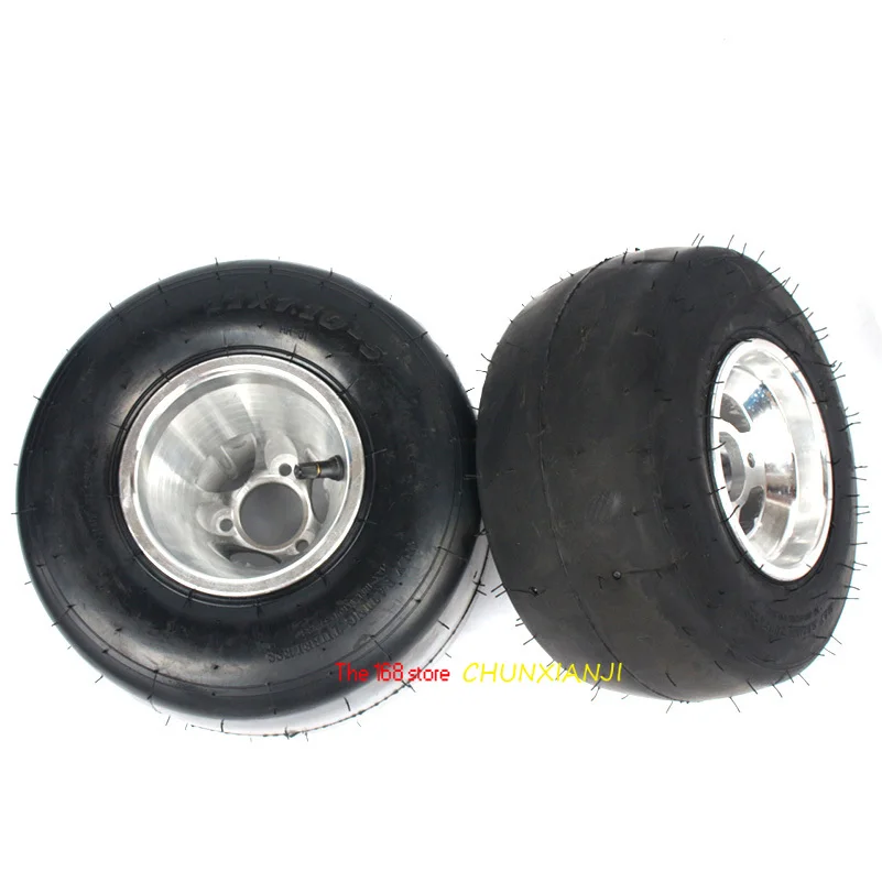 GO карт колесо шины передние колеса 10x4. 50-5 задние колеса 11x7. 10-5 с 5-дюймовым алюминиевым сплавом Ступица колеса для картинг детская коляска ATV UTV