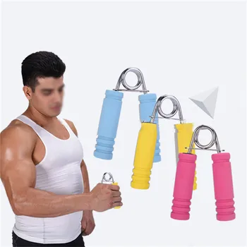 

Stainless Steel Spring Hand Grip Arm Puller Strengthener Soft Foam Hand Wrist Power Grip Training Fitness Grip Exerciser Gripper