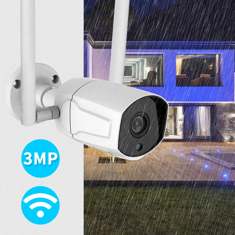 3MP IP камера WiFi H.265 наружная водонепроницаемая металлическая CCTV Onvif ipCam