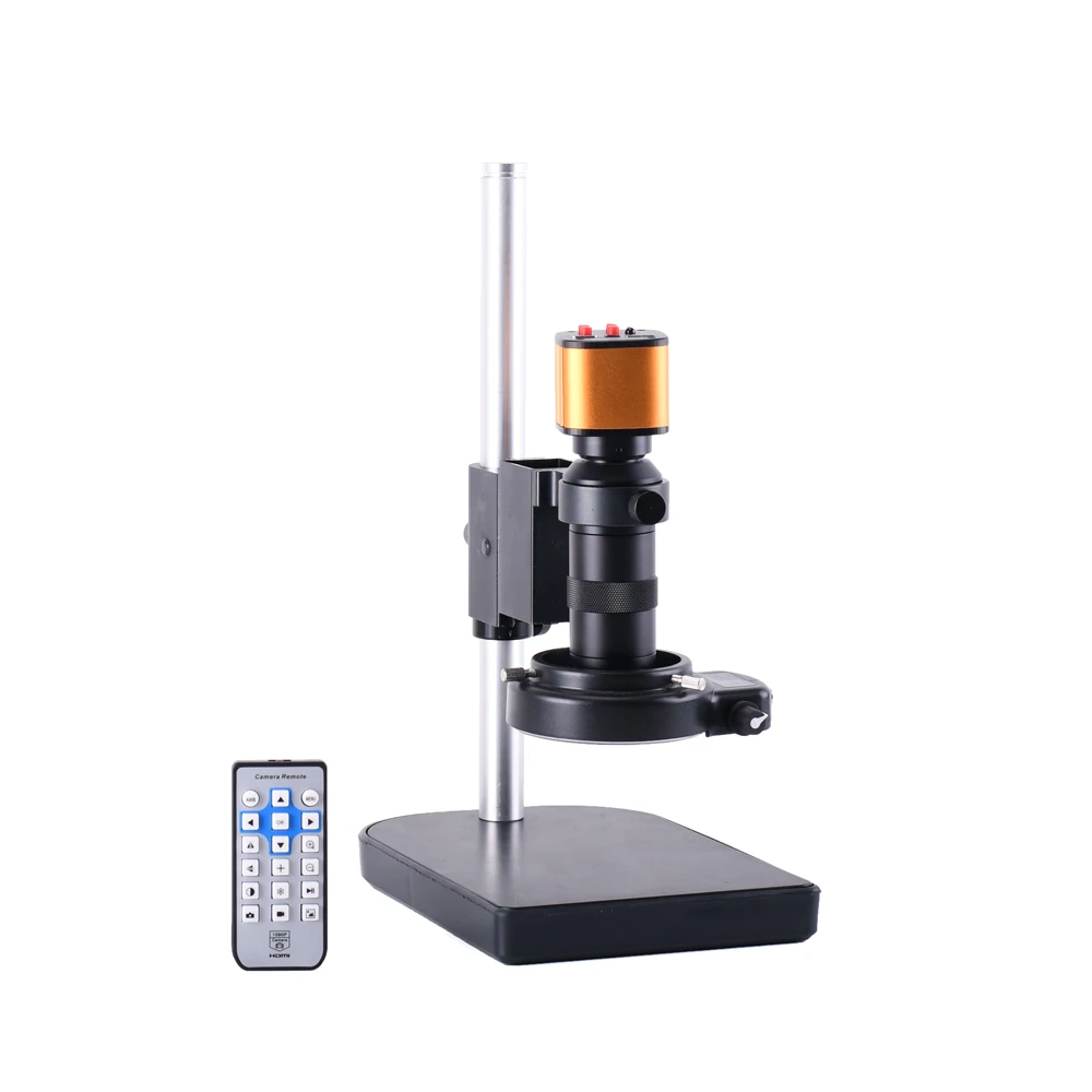 

16MP Electronic Video Stereo Digital USB Industrial Microscope Camera 150X C-mount Lens Stand for PCB THT Soldering
