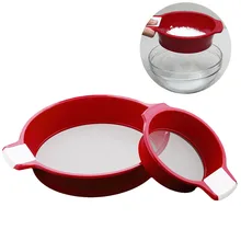 Ручное сито для муки ультратонкая сахарная пудра сито Сетчатое ручное Экранированное сахарное сито Инструменты для выпечки для торта