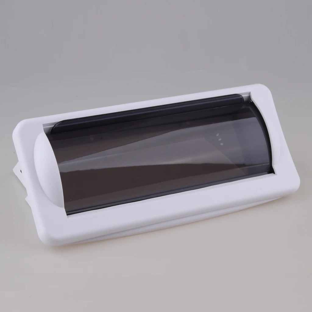 1 Pcs Boat Flush Mount Stereo Cover Housing Radio Splash Guard ABS Waterproof For Marine/Caravan/RV/Yacht Radio CD MP3 DVD Etc