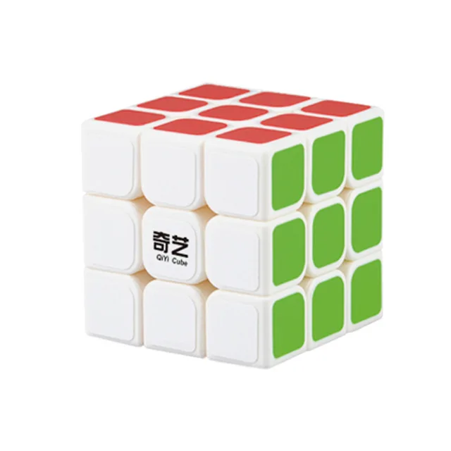 QIYI 5,7 см 3x3x3 скоростной магический куб, профессиональная головоломка Neo Cubo Magico, наклейки, игрушки для детей, взрослых, обучающая игрушка - Цвет: white