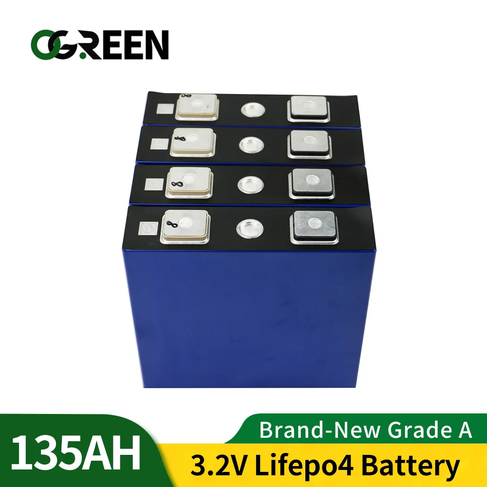OGREEN 8 шт. Новинка 3 2 В Ач литий-железо-фосфатные батареи Lifepo4 12 24 для электрического