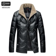 Мужской канадский пуховик, Канадская шерсть, меховой воротник, с капюшоном, зимнее повседневное пальто, утолщенное, одноцветное, Doudoune Homme, модная верхняя одежда