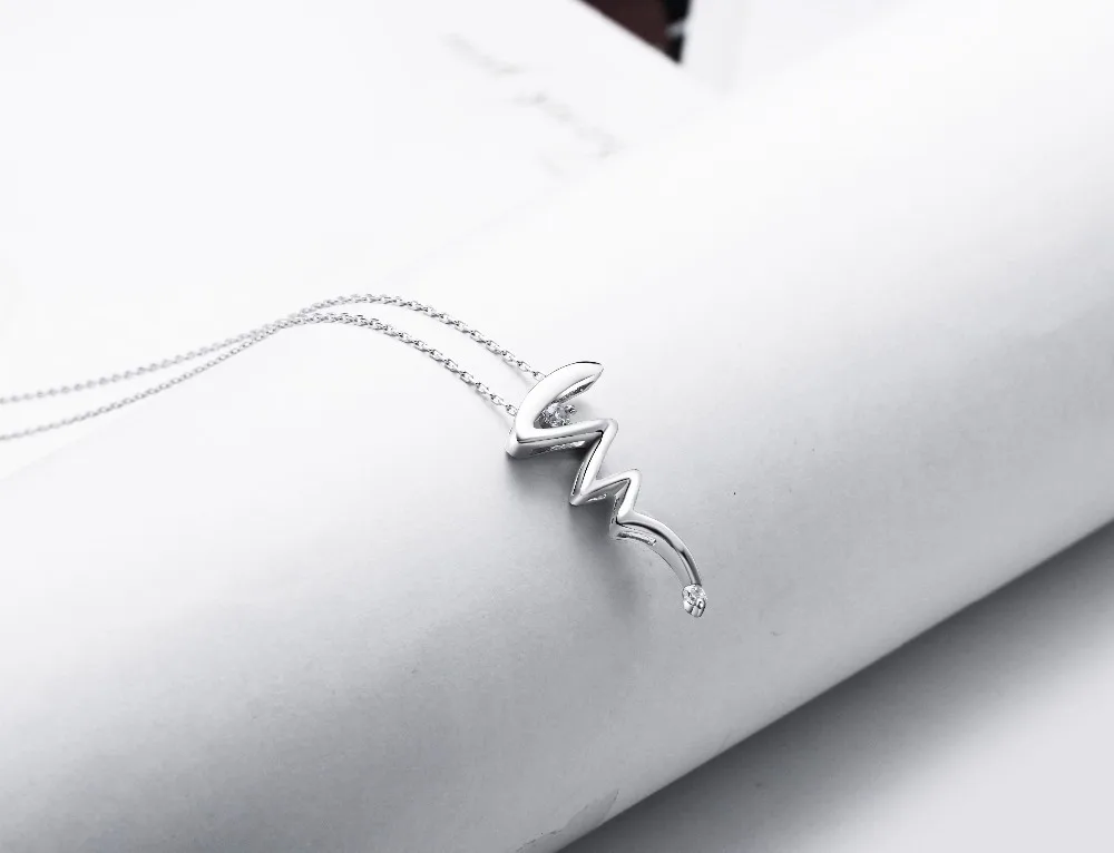 lightning necklace silver (4)