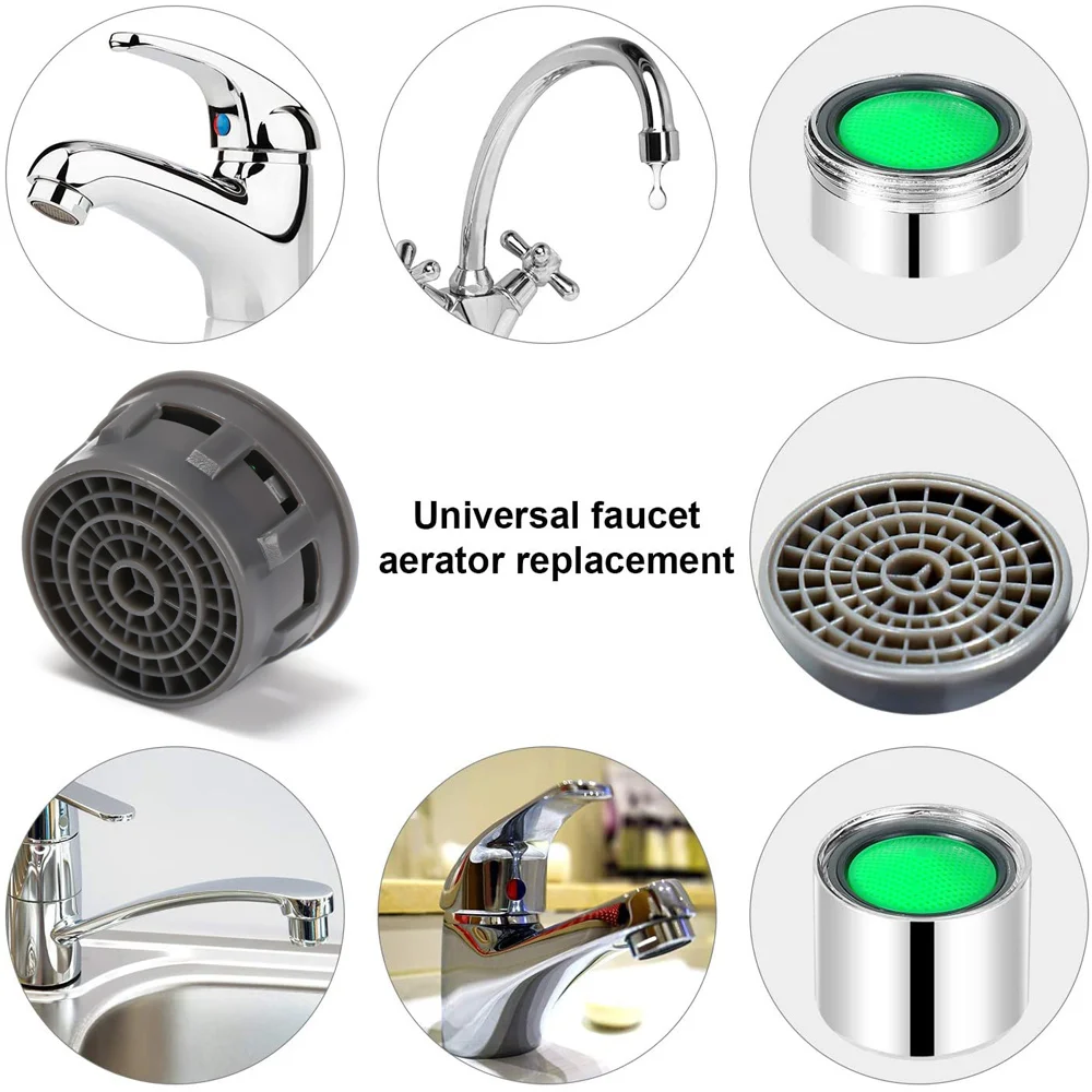 Faucet Aerator 5pcs Water Saving Female Thread Tap Device Diffuser Nozzle Filter Adapter Water Bubbler