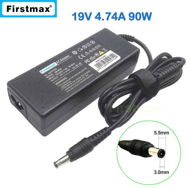 Адаптер питания для Samsung 19 в 4 7 А зарядного устройства RC408 RC410 RC418 RC420 RC508 RC510 RC512 RC518