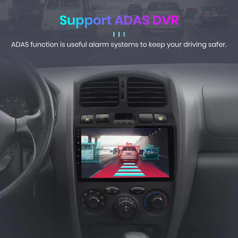 Junsun V1 Pro 4G CarPlay Android 10 + 64G Автомобильный радиоплеер для Hyundai Classic Santa Fe 2005 2006 2015 GPS no 2din