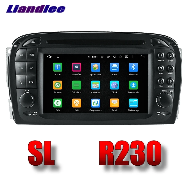 Liandlee автомобильный мультимедийный плеер NAVI для Mercedes Benz SL Class R230 2001 ~ 2004 сенсорный