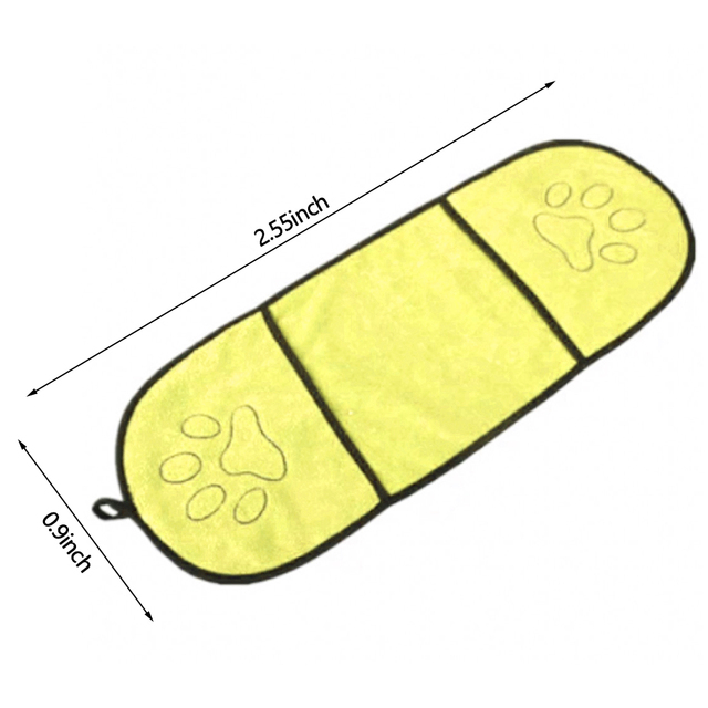 Dog Bath Towel Microfiber Ultra-Absorbent Small Dogs Drying Towel Blanket With Pocket For Large Dogs Bathrobe Pet Suppiles