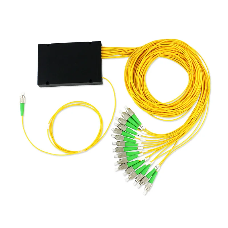 

FC /APC 1x16 2.0MM PLC optical splitter FC APC 1x16 PLC Fiber optical splitter