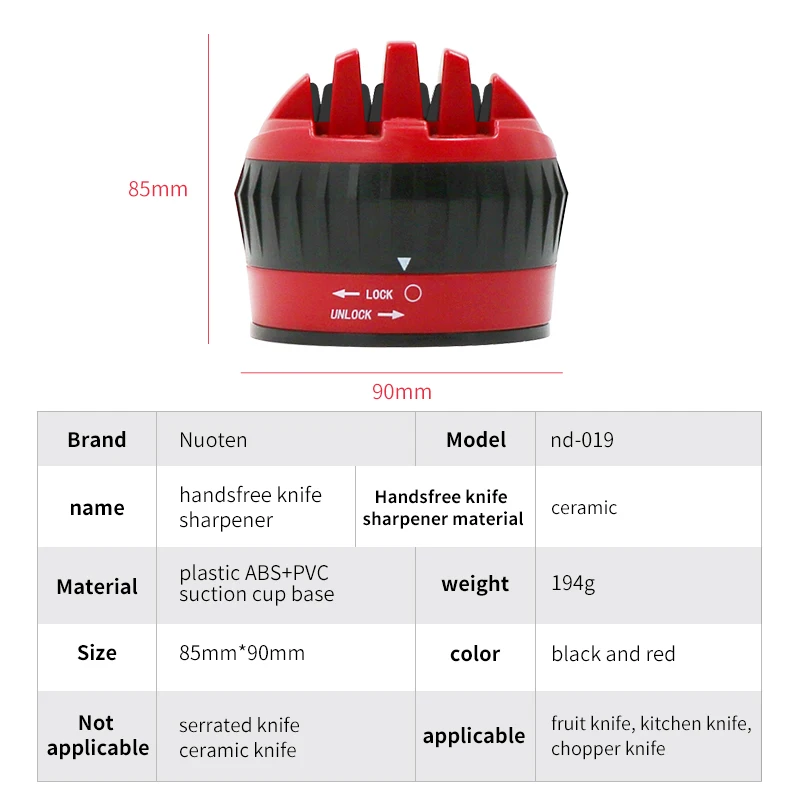 Nuoten бренд Профессиональный Многофункциональные кухонные 4 этапа Ножи точилка для ножей с присоской заточки инструментов легко и безопасно