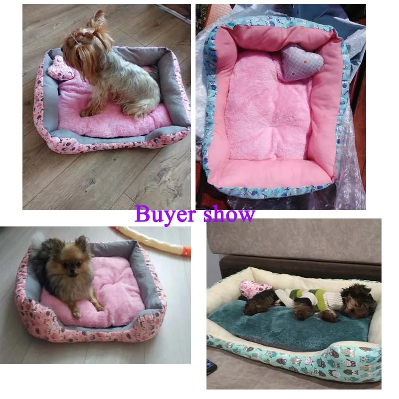 Pet Dog Bed Cat bed Mat Kennel Soft Puppy Pet Supplies Nest For Small Medium Dogs