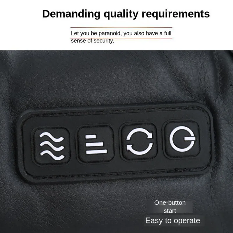  Portable Massage Shawl Simulation Kneading Utype Electrical Silent Warm Moxibustion One-button Star