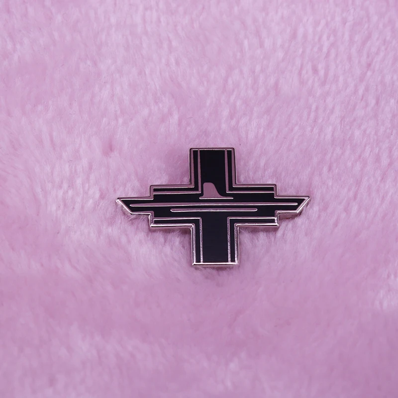 Немецкая 10 я флотилла черная Крестовая булавка для лацкана WW2 аксессуары