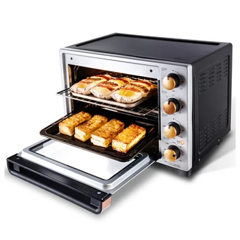 

32L Multifunctional Household Electric Oven Mechanical Timer Control Baking Toaster Pizza Bread Baking Kitchen Tools