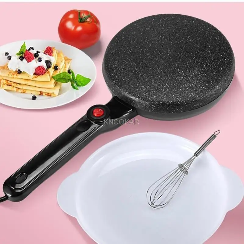 Electric Crepe Maker Pizza Pancake Machine Non-stick Griddle baking pan Cake machine kitchen cooking tools D087