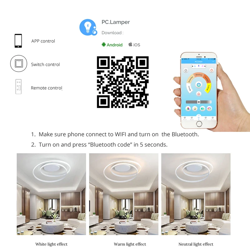 Modern Chandeliers LED Lamp For Living Room Bedroom Study Room White black color surface mounted lights Lamp Deco AC85-265V 5 Modern Chandeliers LED Lamp For Living Room Bedroom Study Room White black color surface mounted lights Lamp Deco AC85-265V 5