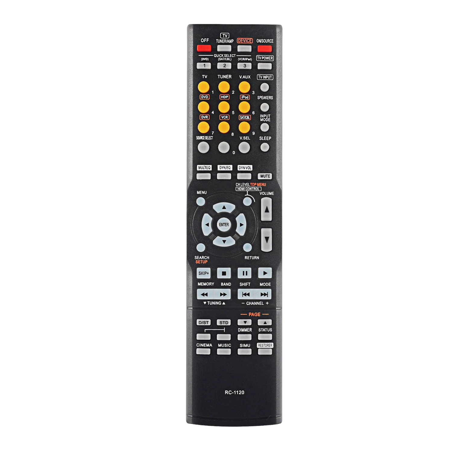Новый пульт дистанционного Управление RC 1120 для Denon AV ресивер Системы AVR 590 DHT590BA 1610