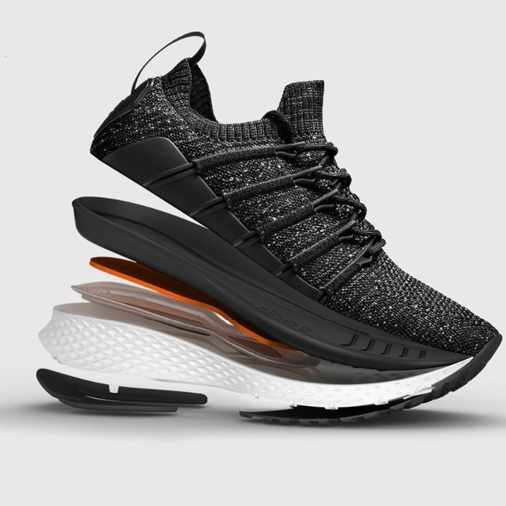 Мужские кроссовки Спортивная Уличная обувь Mi smart sneaker Эластичные трикотажные