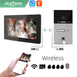 Tuya – visiophone intelligent avec écran de 7 pouces, interphone vidéo sans fil, wi fi, IP, noir 