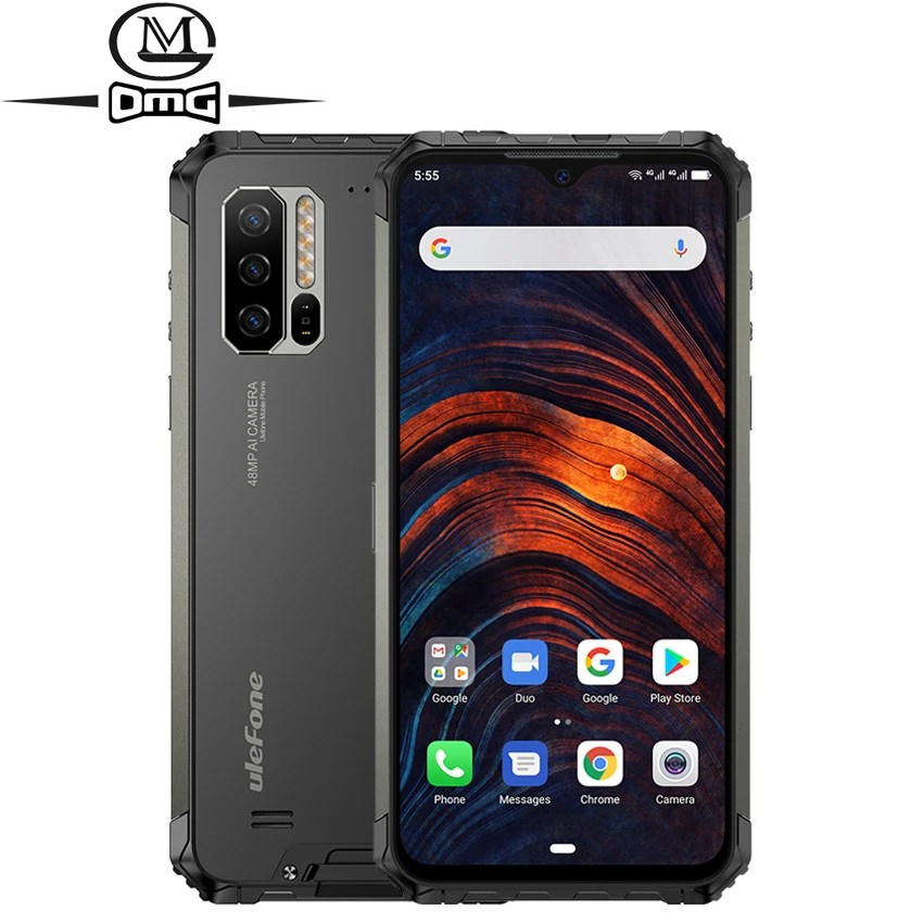 Смартфон Ulefone Armor 7 на Android 128 восемь ядер экран 9 0 дюйма 8 ГБ + 5500 | Мобильные телефоны