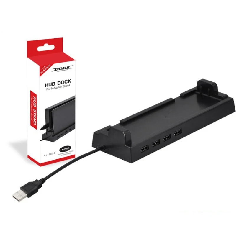 Внешний разветвитель для Nintendo Switch Dock NS Holder Tray Bracket exadapter Game Accessories 4 порта usb