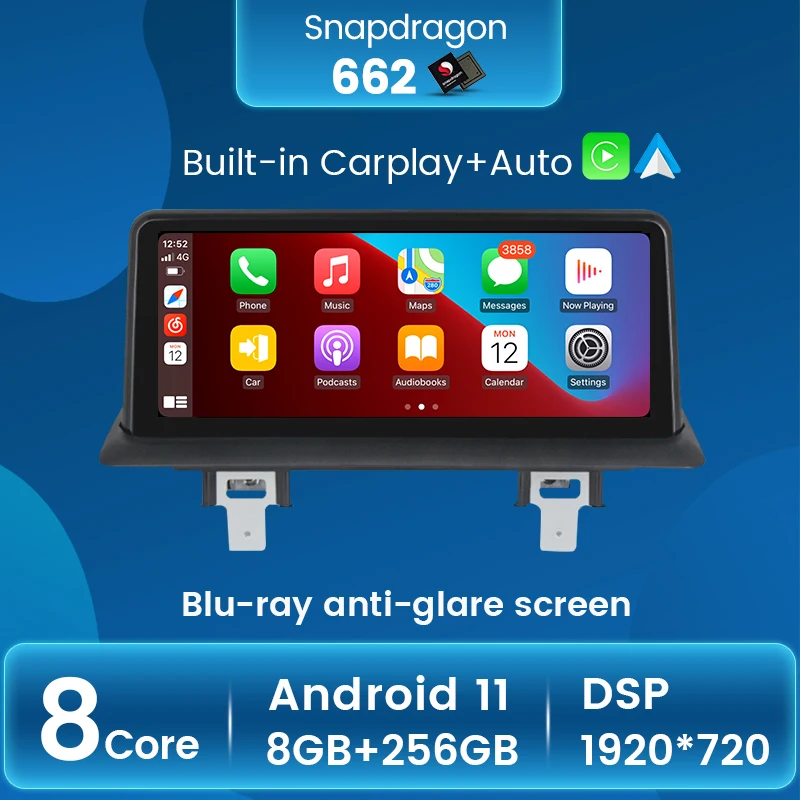 Fellostar Android 11 Автомобильный мультимедийный плеер для BMW 1 серии 120i E81 E82 E87 E88 CCC CIC без