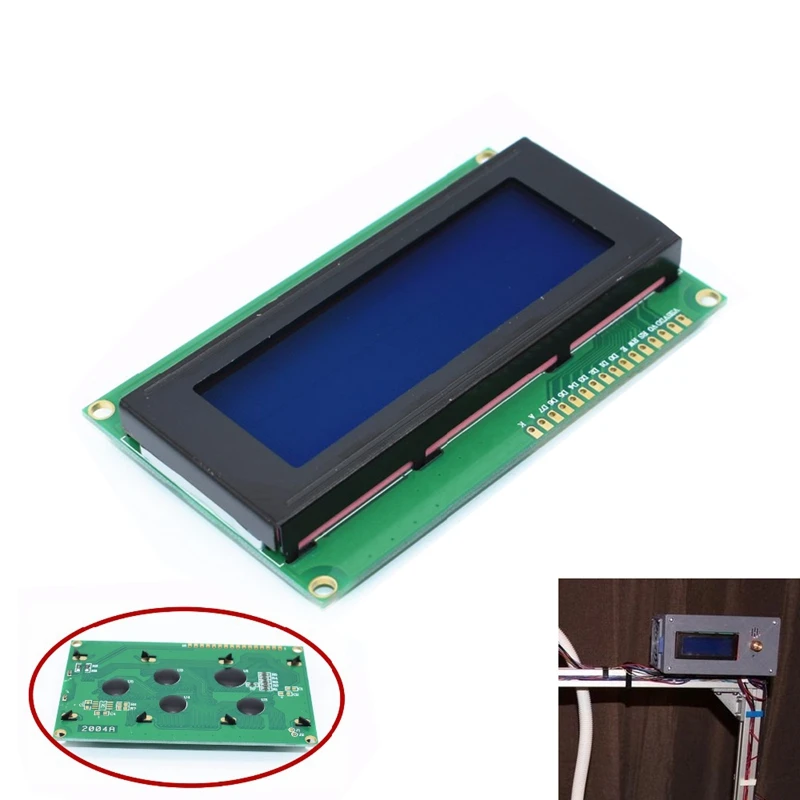 GTBL 2004 ЖК синий дисплей показывает 20X4 характер 5 В для Arduino с HD44780 DE|Мультиметры| |