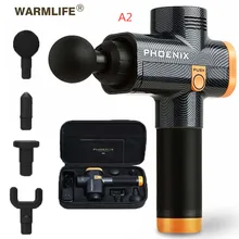 Phoenix A2 пистолет для массажа мышц, массажер для глубоких тканей, терапия, пистолет для тренировки мышц, облегчение боли, снижение веса, эксперт
