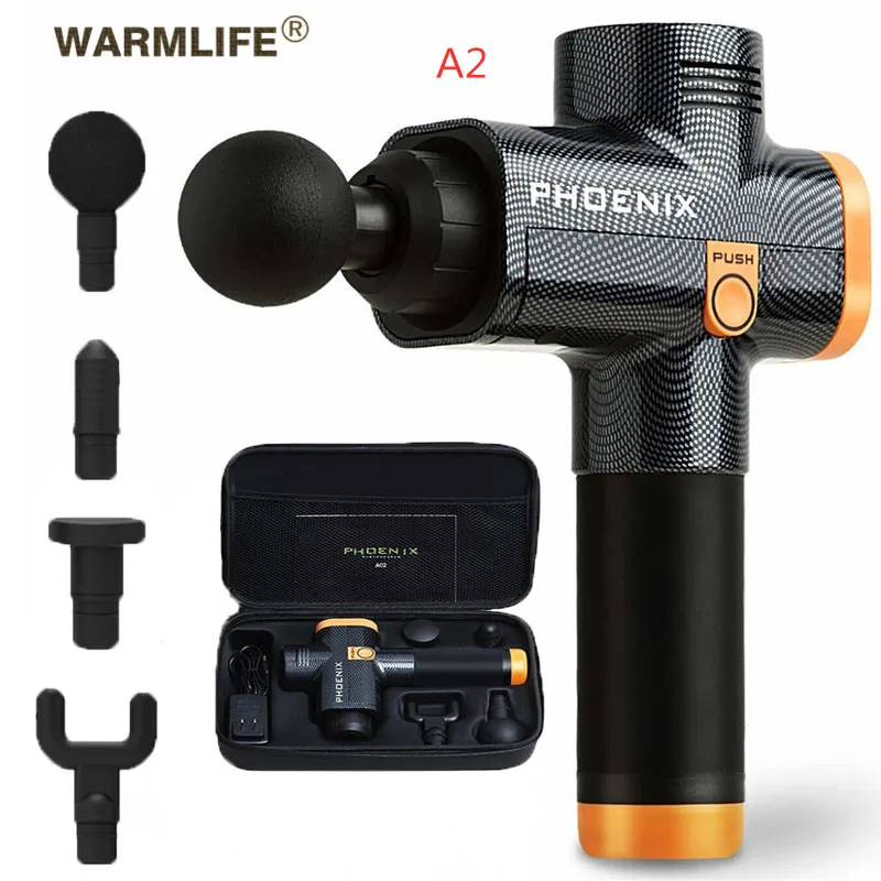 Skup Phoenix A2 pistolet do masażu mięśni pistolet do masażu głębokich tkanek terapia pistolet ćwiczenia ból mięśni ulga odchudzanie ekspert