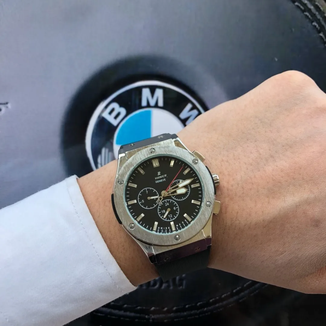 Aaa часы Мужские автоматические механические резиновые ремешок Джеймс Бонд 007 образец часы многофункциональные классические часы