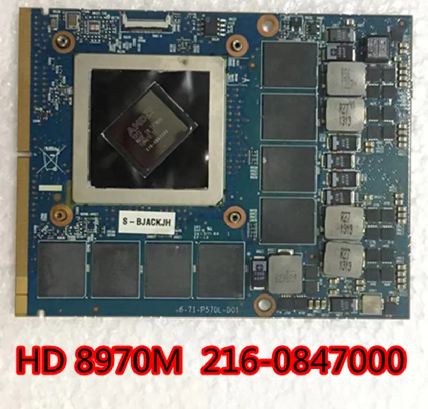 Для M17X R2 AMD HD 8970M R9 M290X 216-0847000 4 ГБ GDDR5 VGA Видеокарта Clevo P15XSM P17XSM P150SM P170SM P375SM P177SM P157SM |