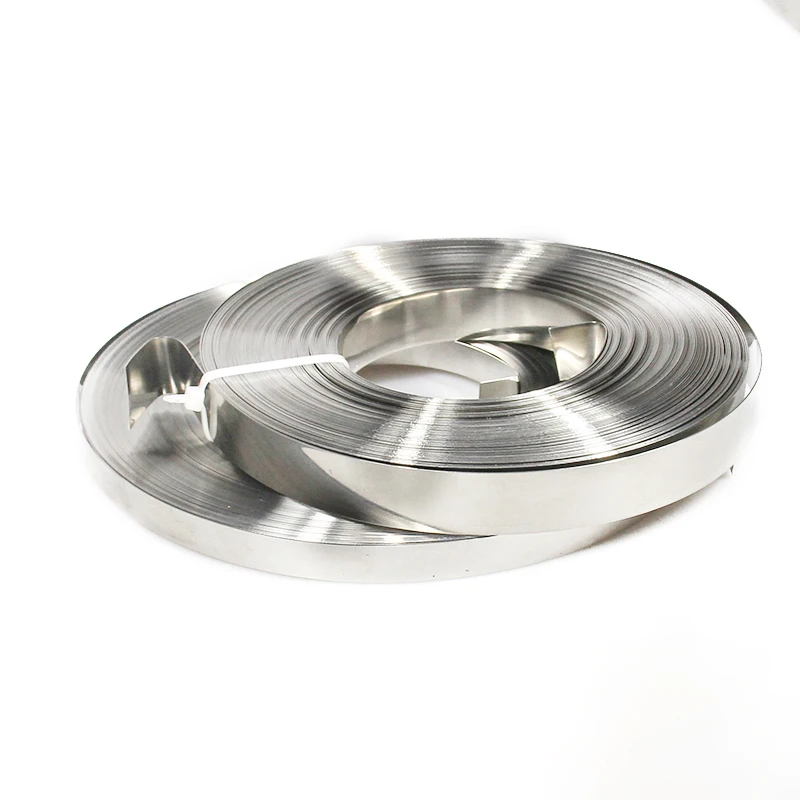 

304 stainless steel cable tie reel with telegraph pole hoop sign board strapping metal cable tie buckle electric box