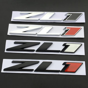 

13*2CM ZL1 Logo Car Sticker Auto Exterior Accessories For Chevrolet Camaro Modified Special Vehicle Standard Tail Box Labeling