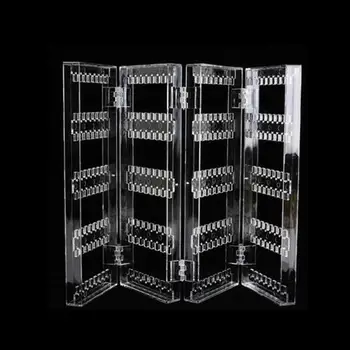 

Acrylic Jewelry Stand Hinge Folding Stud Earrings Screen Display Stand 28.4*43 Cm Acrylic High Quality Ear Studs Display Rack