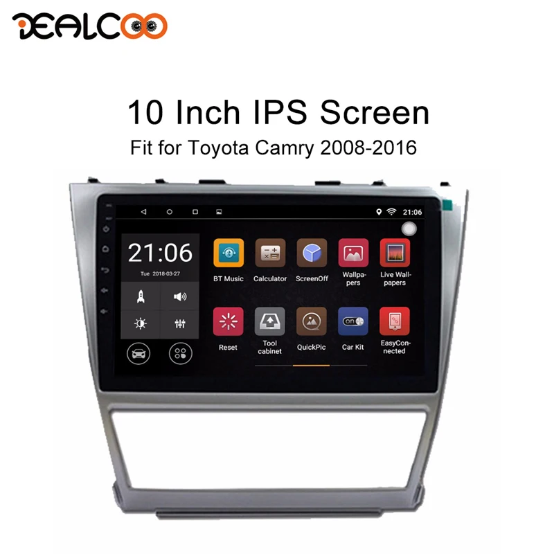 

Dealcoo 2 Din Car Radio GPS Android Autoradio 2 Din Android Car Radio 2din Android Central Multimedia for for Toyota Camry 2008
