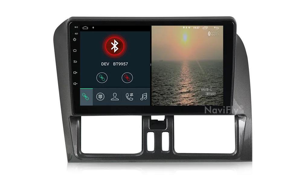 Top NaviFly Car Multimedia player for Volvo XC60 2010 2011 2012 Left Steering Wheel Stereo Radio with Wifi RDS GPS Navi 1024*600 HD 23