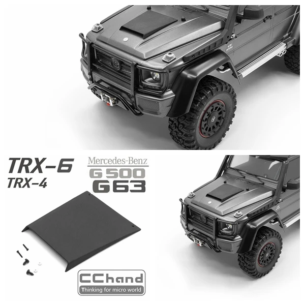 Крышка двигателя воздухозаборник для TRX-6 G63 TRX-4 G500 rc автомобиль игрушка 1/10 Гусеничный