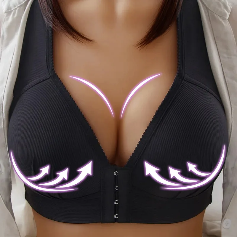 Sports Bra Women Button Push Up Yoga Fitness Top Athletic Running Shockproof Padded Active Wear Gym Vest Bh Sport Tops |